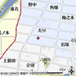 愛知県岩倉市石仏町たり34周辺の地図