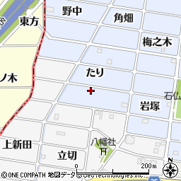 愛知県岩倉市石仏町たり35周辺の地図