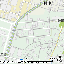愛知県小牧市舟津93周辺の地図