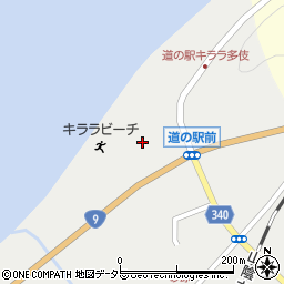 道の駅キララ多伎周辺の地図