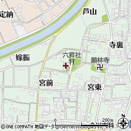建光寺周辺の地図