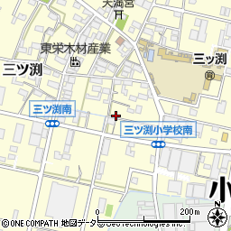 愛知県小牧市三ツ渕499周辺の地図