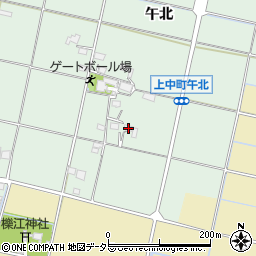 岐阜県羽島市上中町午北505周辺の地図