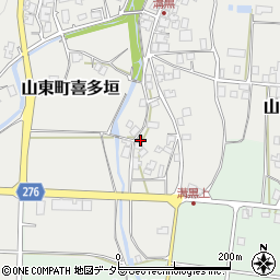 兵庫県朝来市山東町溝黒186周辺の地図