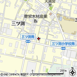愛知県小牧市三ツ渕514-3周辺の地図