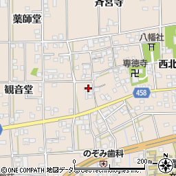 愛知県一宮市大和町苅安賀観音堂68周辺の地図