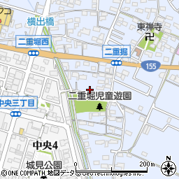 愛知県小牧市二重堀924周辺の地図