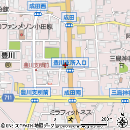 ウエインズトヨタ神奈川　小田原２５５店周辺の地図