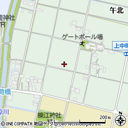 岐阜県羽島市上中町（午北）周辺の地図