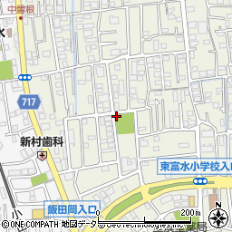 金田公園トイレ周辺の地図