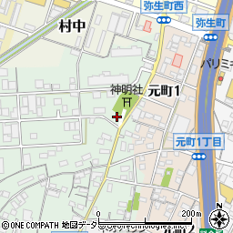 愛知県小牧市舟津297周辺の地図