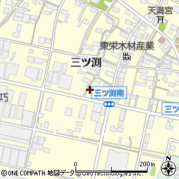 愛知県小牧市三ツ渕550周辺の地図
