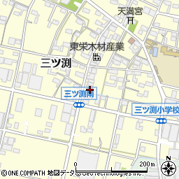 愛知県小牧市三ツ渕543-7周辺の地図