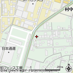 愛知県小牧市舟津38周辺の地図