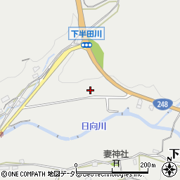 愛知県瀬戸市下半田川町ニ周辺の地図