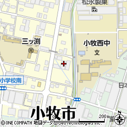 愛知県小牧市三ツ渕1635周辺の地図