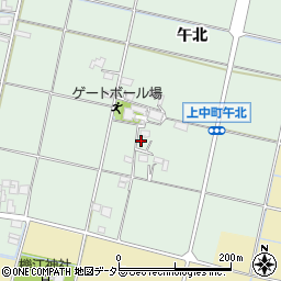 岐阜県羽島市上中町午北504周辺の地図