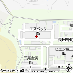 エスペック株式会社　福知山工場周辺の地図