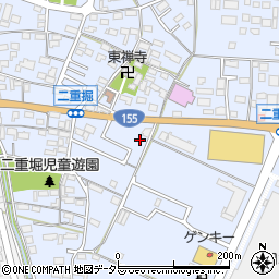 愛知県小牧市二重堀999-1周辺の地図