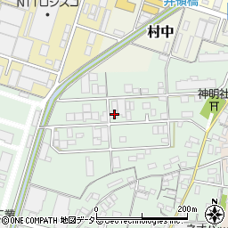 愛知県小牧市舟津51周辺の地図
