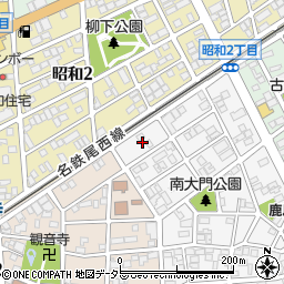 愛知県一宮市宮地1丁目3周辺の地図