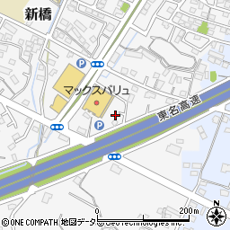 東名高速道路周辺の地図