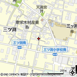 愛知県小牧市三ツ渕520周辺の地図