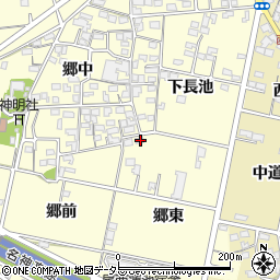 愛知県一宮市蓮池6周辺の地図