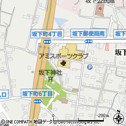 アミスポーツクラブ周辺の地図