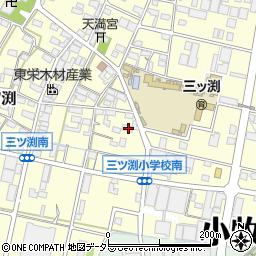 愛知県小牧市三ツ渕494-1周辺の地図