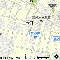 愛知県小牧市三ツ渕551周辺の地図