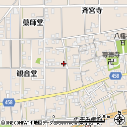 愛知県一宮市大和町苅安賀観音堂58-1周辺の地図