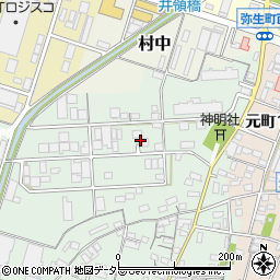 愛知県小牧市舟津57周辺の地図