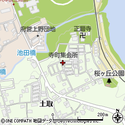 寺町集会所周辺の地図