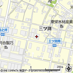 愛知県小牧市三ツ渕605周辺の地図