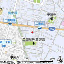 愛知県小牧市二重堀928周辺の地図