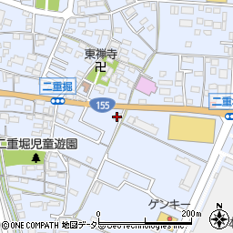 愛知県小牧市二重堀998周辺の地図