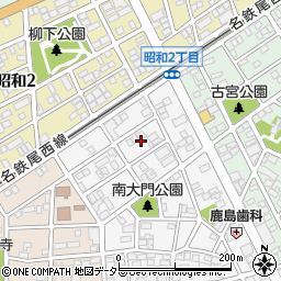 愛知県一宮市宮地1丁目5周辺の地図
