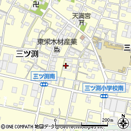 愛知県小牧市三ツ渕524周辺の地図