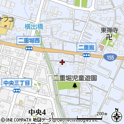 愛知県小牧市二重堀921周辺の地図