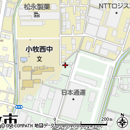 愛知県小牧市舟津938周辺の地図