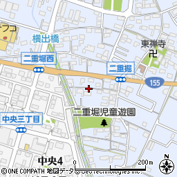 愛知県小牧市二重堀922周辺の地図