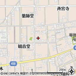 愛知県一宮市大和町苅安賀観音堂54周辺の地図