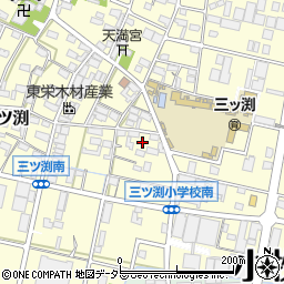 愛知県小牧市三ツ渕492周辺の地図