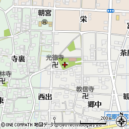 愛知県一宮市萩原町富田方酉新田30周辺の地図