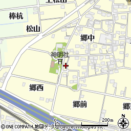 愛知県一宮市蓮池398-1周辺の地図