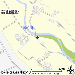 岡山県真庭市蒜山湯船264-3周辺の地図