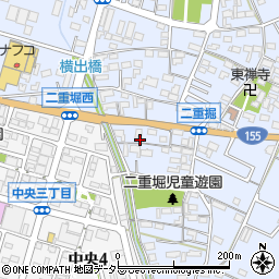 愛知県小牧市二重堀931周辺の地図