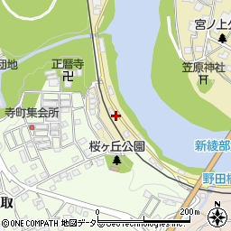 京都府綾部市並松町寺下周辺の地図