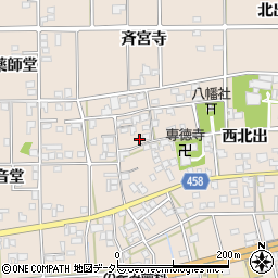 愛知県一宮市大和町苅安賀花井町裏周辺の地図